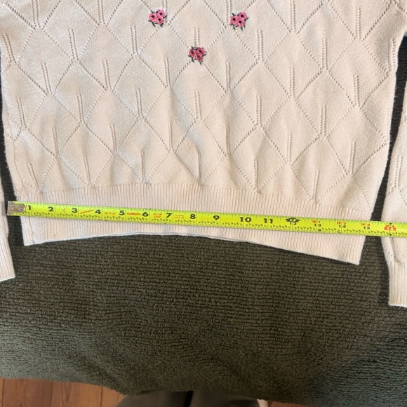 Willow & Wind Embroidered Cropped Sweater - Picture 5 of 9